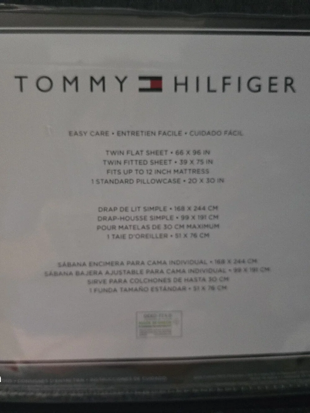 Tommy Hilfiger*  Sailboat Twin Sheet Set * BRAND NEW * NEVER USED